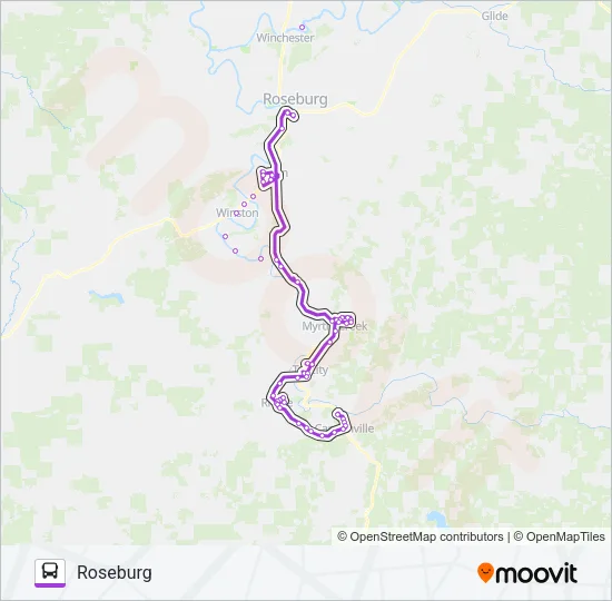 ROUTE 99 Bus Line Map