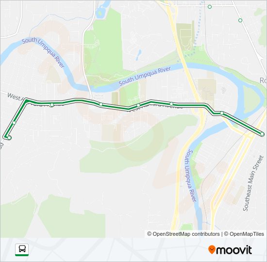roseburg greenline Route Schedules, Stops & Maps (Updated)