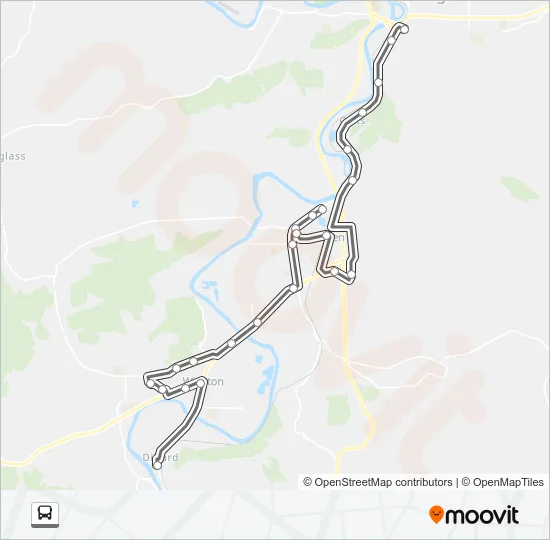 WINSTON GREYLINE Bus Line Map