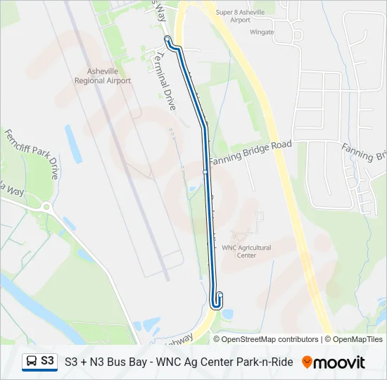 S3 Bus Line Map