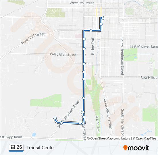 2S Bus Line Map
