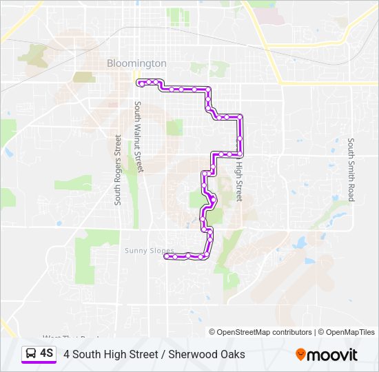 4S Bus Line Map