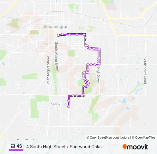 4S Bus Line Map