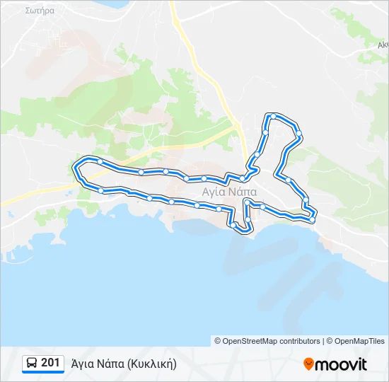 201  Line Map