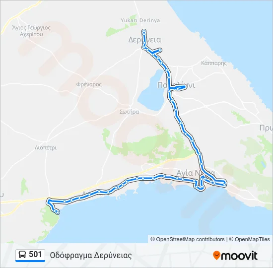 501  Line Map