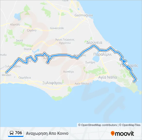 706  Line Map