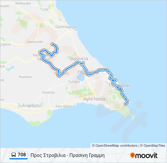 708  Line Map