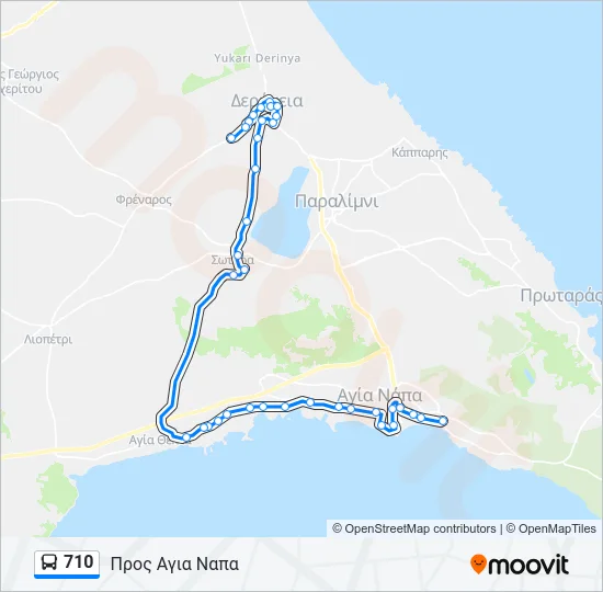 710  Line Map