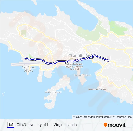 101 Bus Line Map