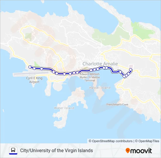 101 Bus Line Map