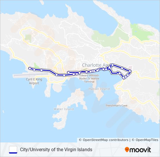 101 bus Line Map