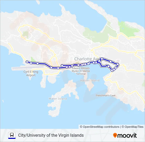 101 Bus Line Map