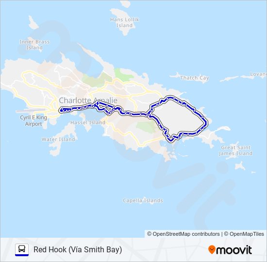 401 Route Schedules, Stops & Maps Red Hook (Vía Smith Bay) (Updated)