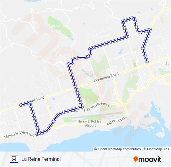 502 Bus Line Map