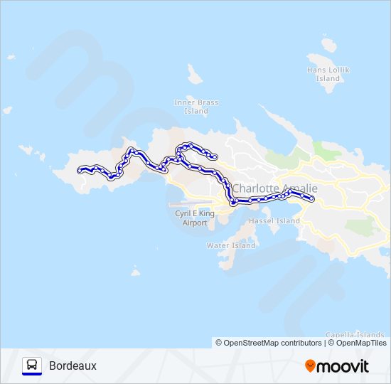 Mapa de 201 de autobús