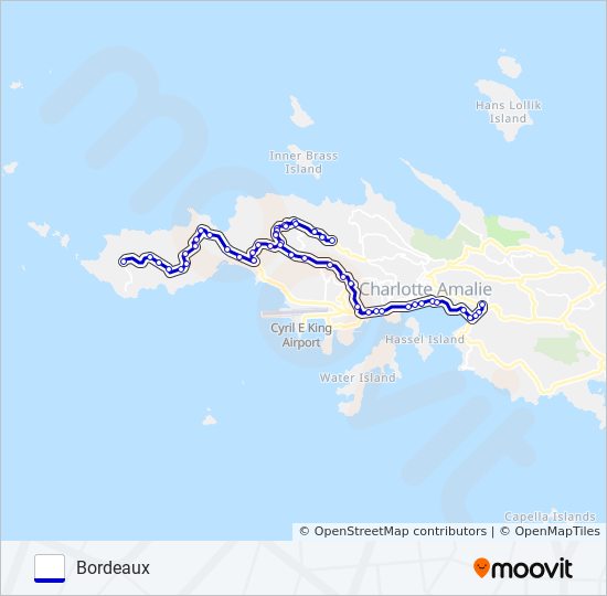 Mapa de 201 de autobús