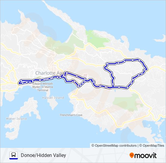 301 bus Line Map