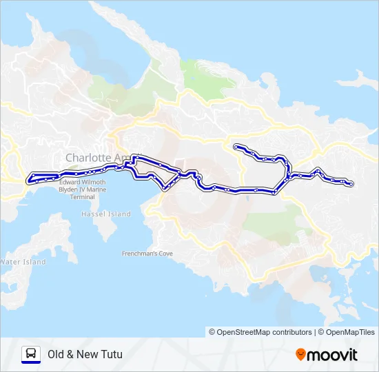 601 Bus Line Map