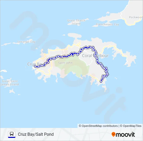 108 Bus Line Map