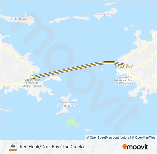 F1 Ferry Line Map