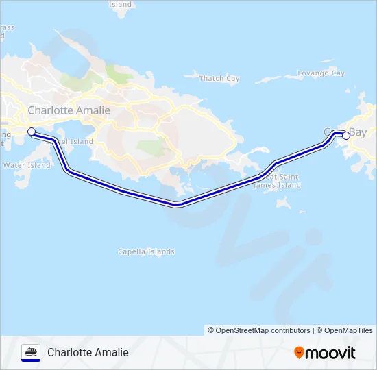 F3 Ferry Line Map