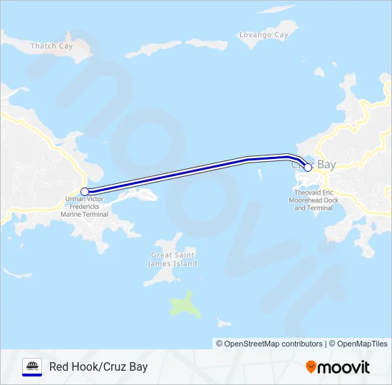 F1 Ferry Line Map