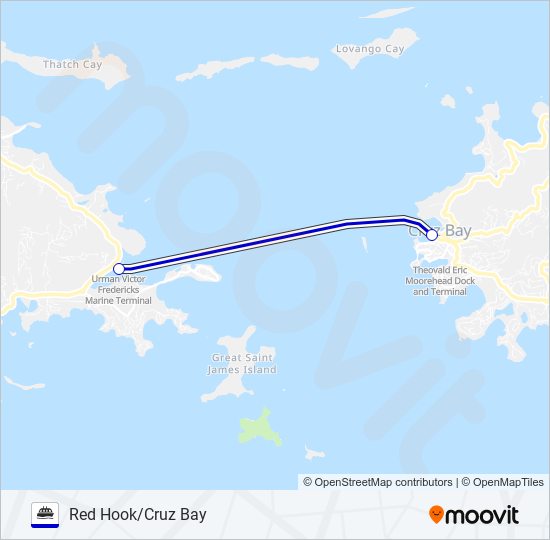 F1 ferry Line Map