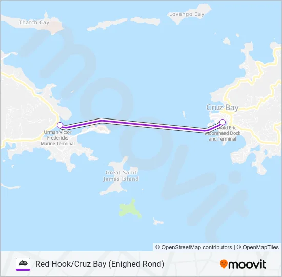 F1 Ferry Line Map