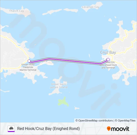 F1 Ferry Line Map