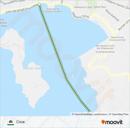 FC Ferry Line Map