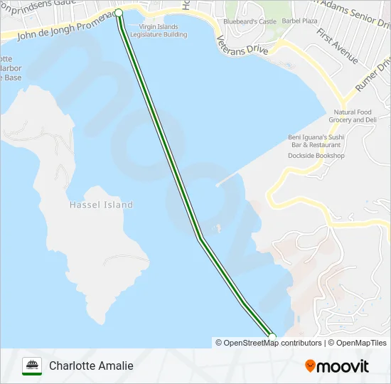 FC Ferry Line Map