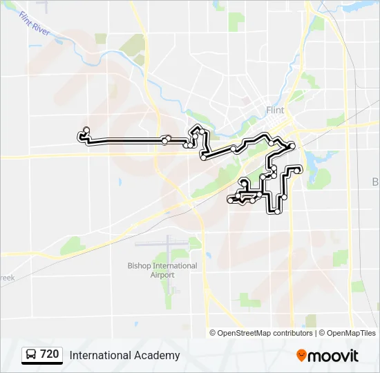 720 Bus Line Map