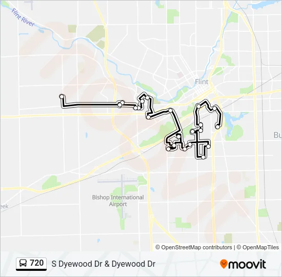 720 Bus Line Map