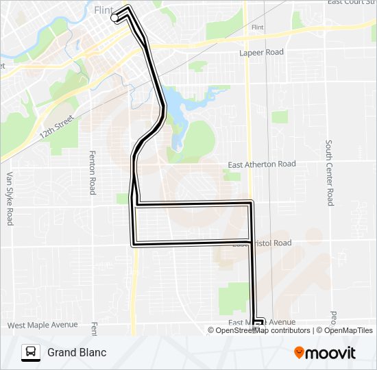 S SHOPPER Bus Line Map