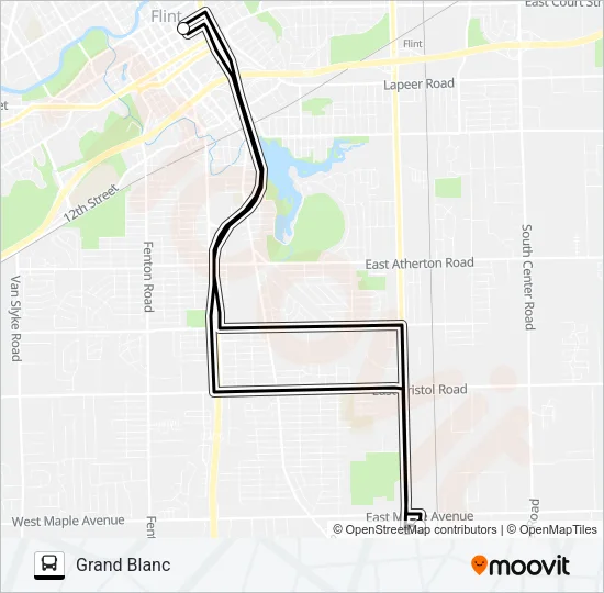S SHOPPER Bus Line Map