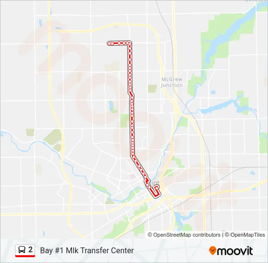 2 Bus Line Map