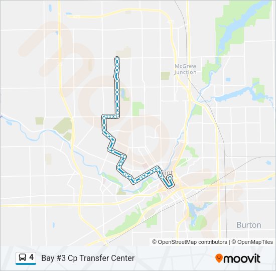 4 bus Line Map