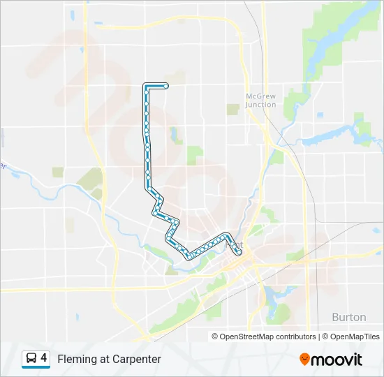 4 Bus Line Map