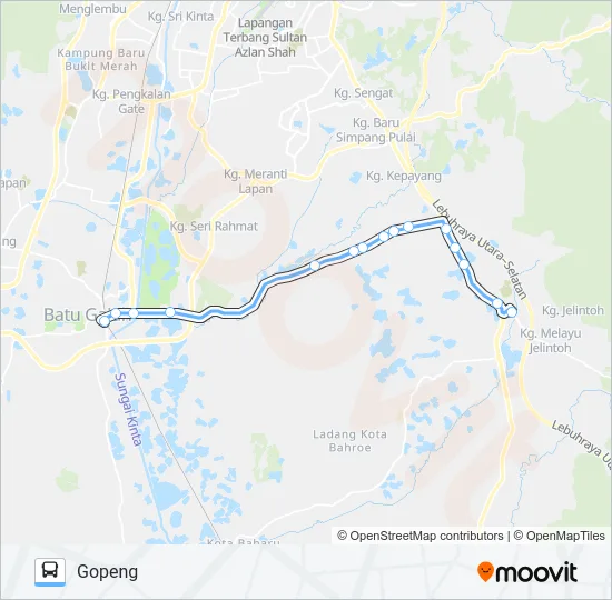 67 Bus Line Map
