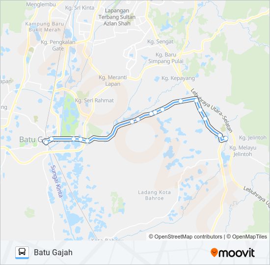 67 bus Line Map