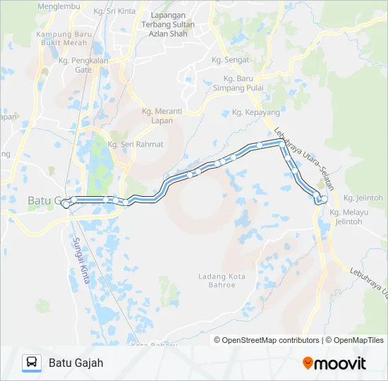 67 Bus Line Map