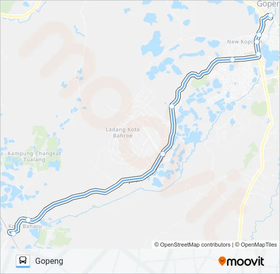 68 Bus Line Map