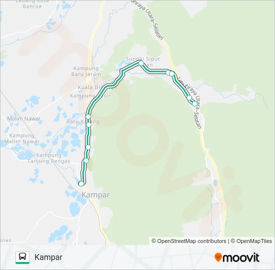 70 Bus Line Map