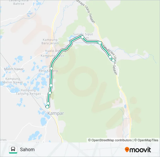 70 Bus Line Map