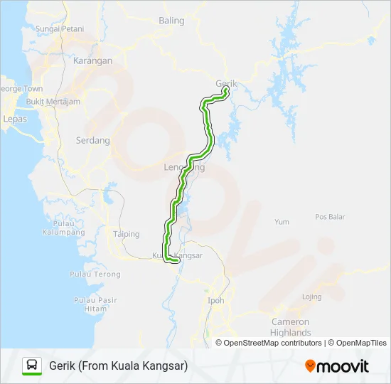 99A Bus Line Map