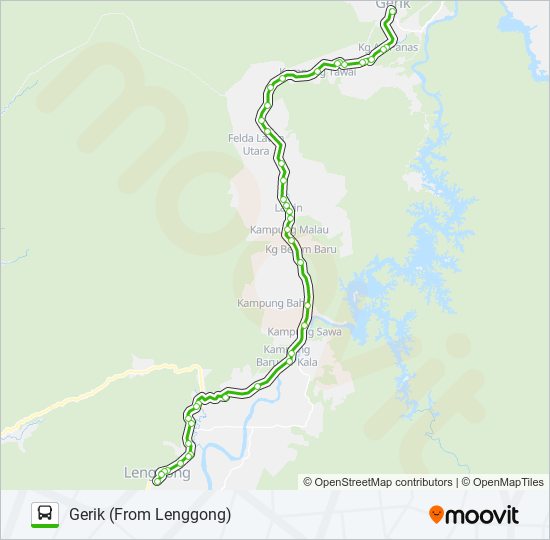 99A bus Line Map