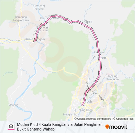 A31A Bus Line Map