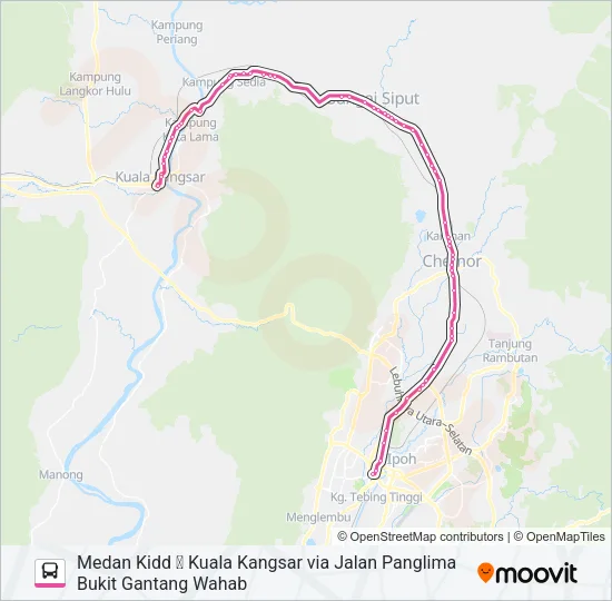 A31A Bus Line Map