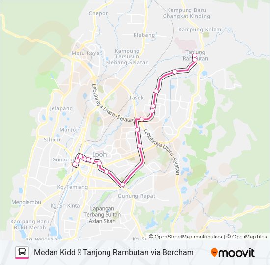 A32 Bus Line Map