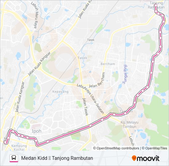 A33B Bus Line Map
